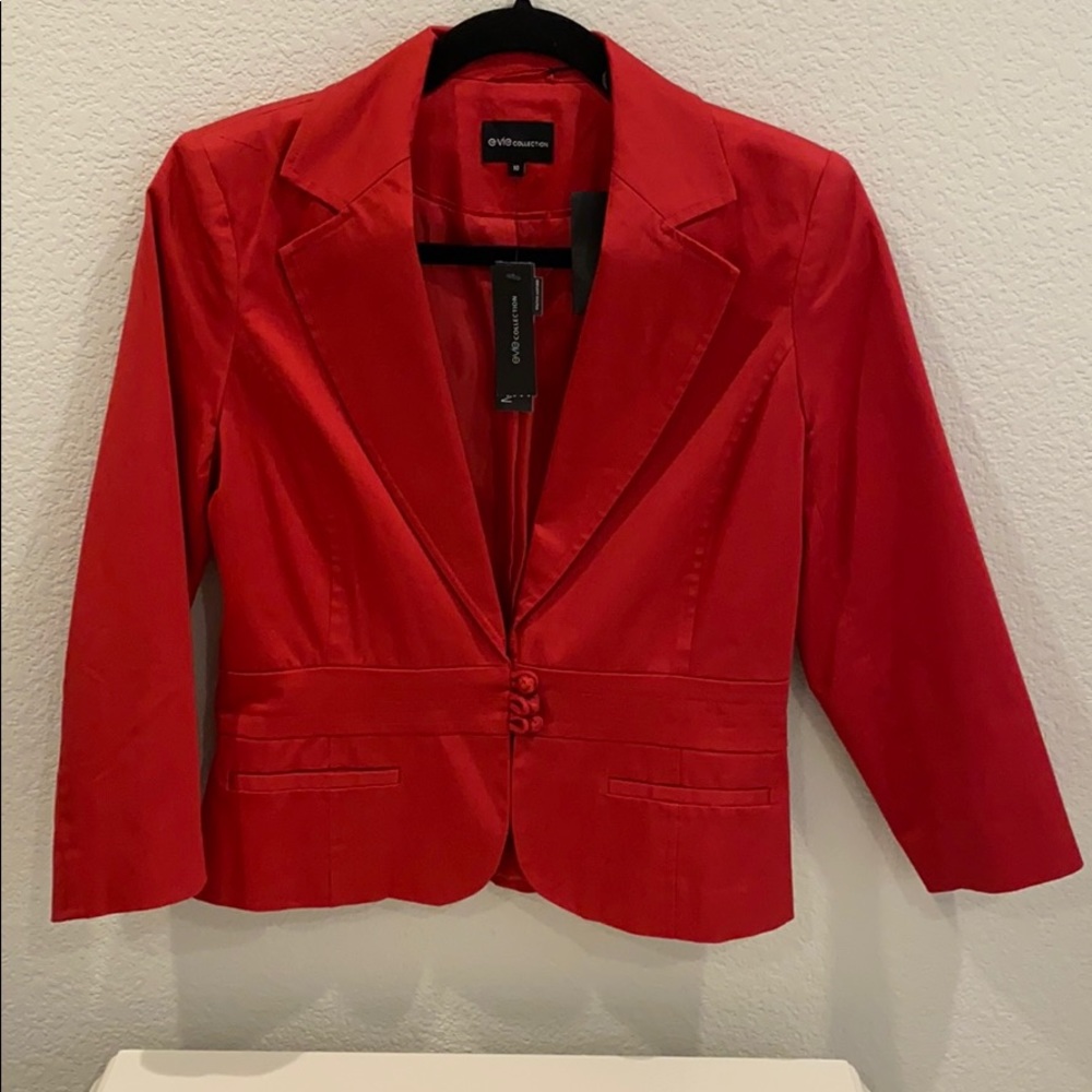 Evie Collection Red Blazer/ jacket
